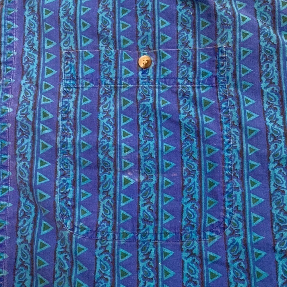 Mens size large Ralph Lauren polo button up chaps vintage shirt 90s collar shirt - Picture 6 of 8